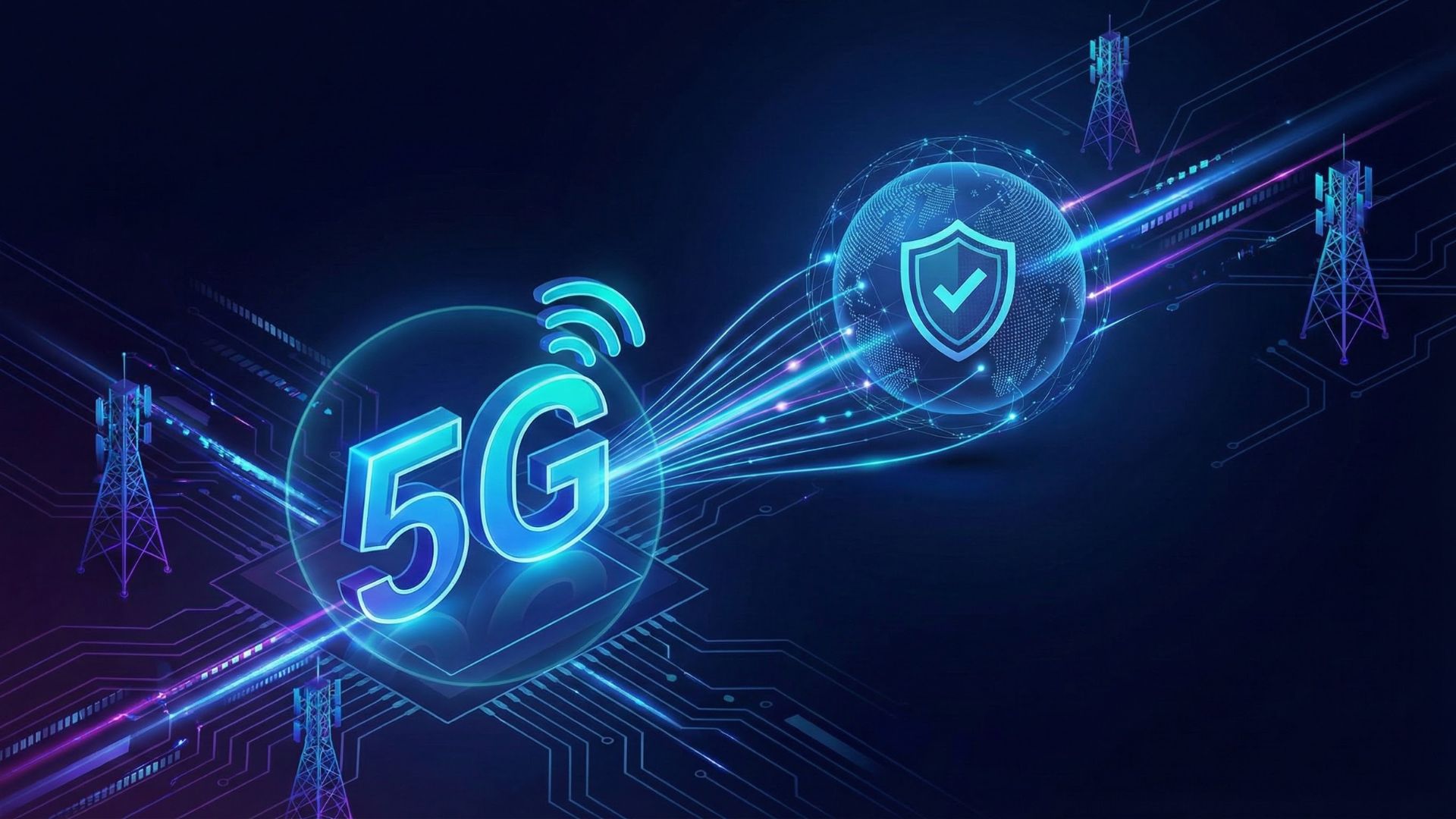 Visualization of 5G Network Slicing and Ad Verification Architecture.